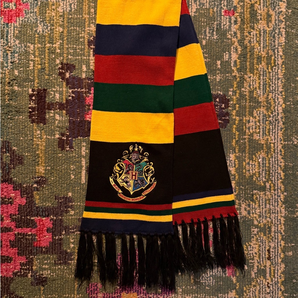 Harry Potter Hogwarts House Scarf NWOT